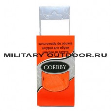 Шнурки Corbby 5243/90cm Orange